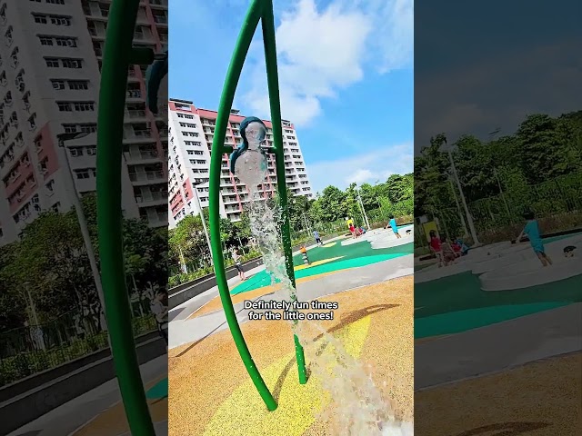 A NEW and FREE Water Playground opens at Buangkok Square Park in Singapore!