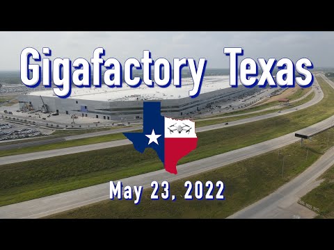 "Footers Full Of Mud"  Tesla Gigafactory Texas  5/23/2022  9:37 AM In 4K