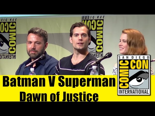 Batman V Superman Dawn of Justice | Comic Con 2015 Panel (Ben Affleck, Henry Cavill, Gal Gadot)