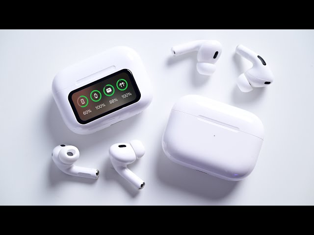 Should Apple Add a SCREEN to AirPods Pro?! Knockoff Unit Hands-On!