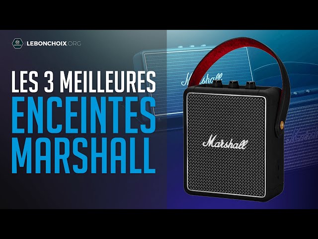🔴 TOP 3 : MEILLEURE ENCEINTE MARSHALL 2023❓( COMPARATIF & TEST )