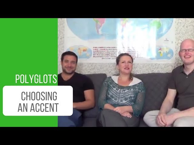 Luca Richard and Susanna talk about choosing an accent in a foreign language