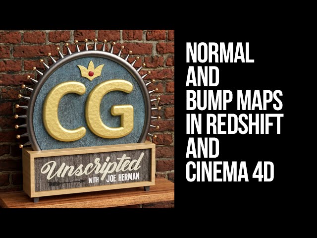 Normal and Bump Maps in Redshift and Cinema 4D - Tutorial