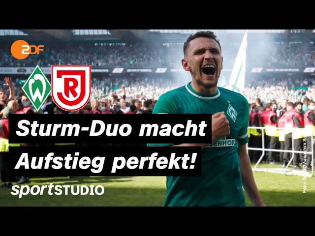 Werder Bremen – Jahn Regensburg Highlights | 2. Bundesliga, 34. Spieltag 2021/22 | sportstudio