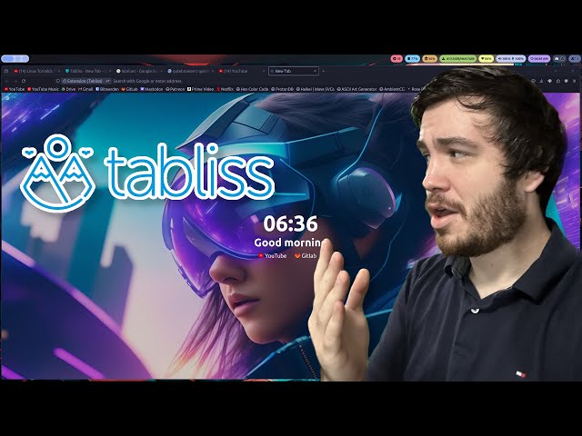 How To Setup & 🔧 Configure A Custom Start Page For ANY Browser | The 📑 Tabliss Extension Is Great