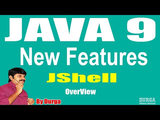 Java 9 New  Features || JShell|Session -1 ||JShell OverView  by Durgasir.