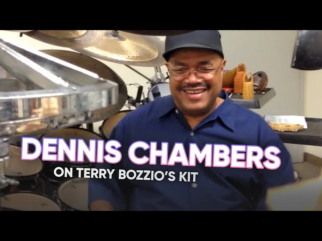 Dennis Chambers plays on Terry Bozzio's kit (Repost)