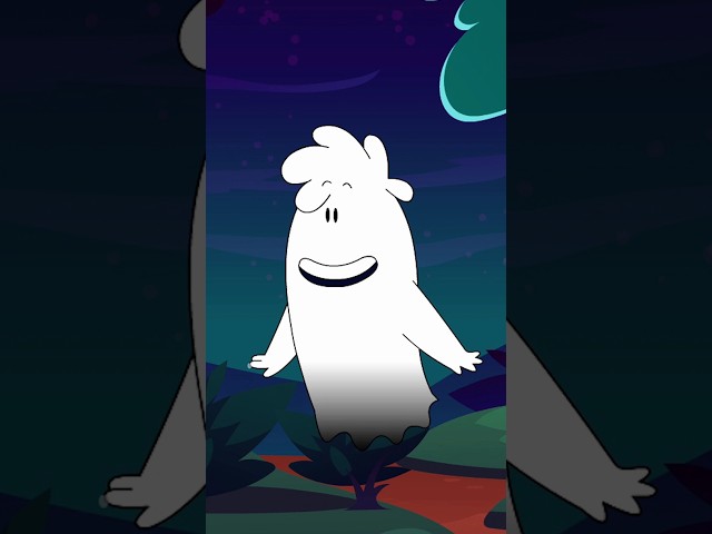 Halloween Ghost & Witch Song for Kids #shorts #kidssongs #funkidsenglish