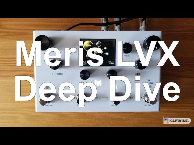 Meris LVX Deep Dive - all delay types, effects, filters, and more!
