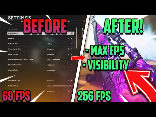 *NEW* BEST PC Settings for Black Ops - Cold War 😎 (Maximize FPS & Visibility)