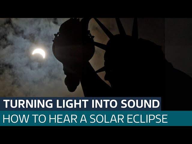 Harvard scientists pioneer device to help the visually impaired 'hear' the solar eclipse| ITV News