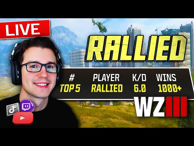 🔴LIVE [1200+ Wins] Warzone All Night w/ Ral