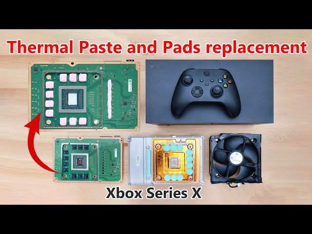 Xbox Series X Thermal Paste and Pads replacement and Cooling System cleaning