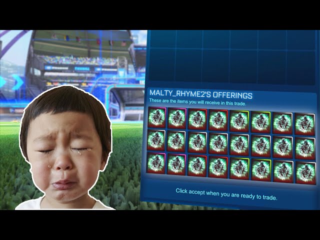 4 Year Old Scammer 🤬! (Scammer Gets Scammed) Rocket League