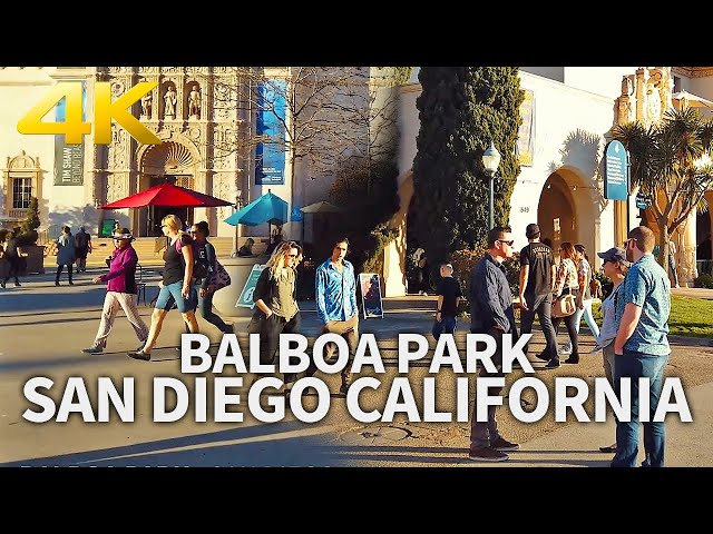 SAN DIEGO TRAVEL - Balboa Park, San Diego, California, USA, Travel, 4K UHD