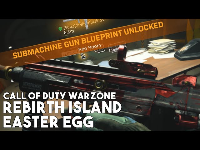 Call of Duty Warzone - Rebirth Island Easter Egg Solved (Red Room Blueprint)