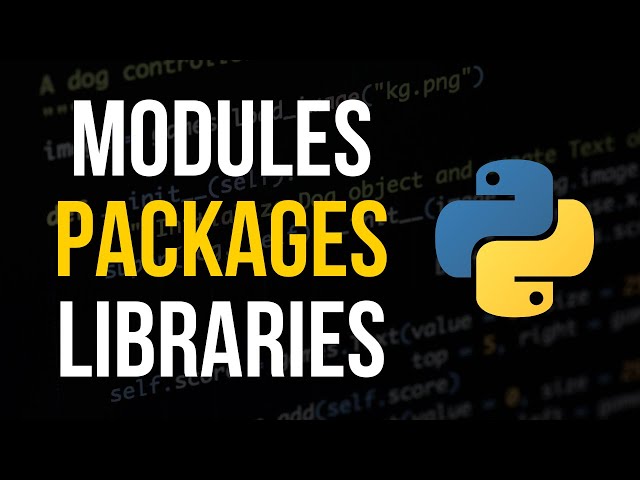 Modules, Packages, Libraries - What's The Difference?