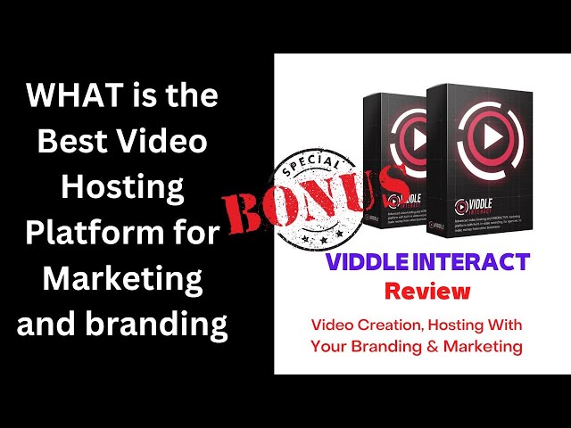 Viddle Interact  Review I WHAT is the Best Video Hosting Platform for Marketing and branding
