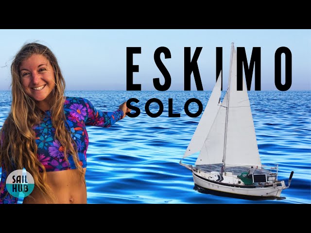 Solo Sailor Girl sails 48 days and 8000 miles by herself, all alone sailing at sea!
