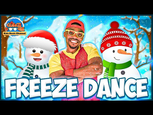 Snowman Freeze Dance ⛄️ Winter Fun Kids Song - Brain Break