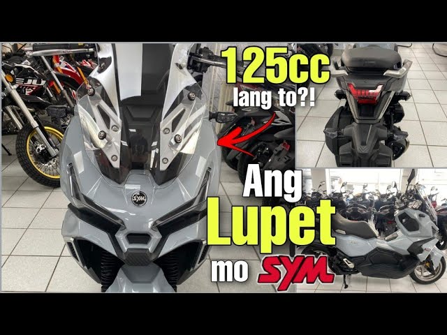 Pinaka maangas na motor ng SYM. 🔥 125cc lang ito pero grabe ang features at porma. 🤯