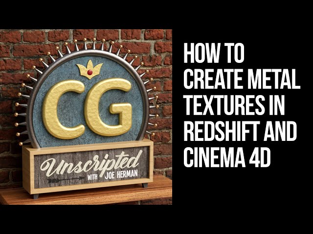 How to Create Metal in Redshift and Cinema 4D - Tutorial