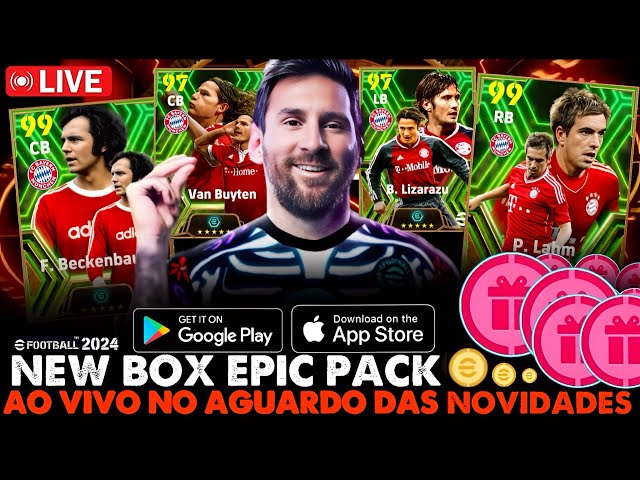 LIVE Big Epic European Clubs Guardians ! Mega Pack Opening, Ao Vivo In eFootball 2024 Mobile