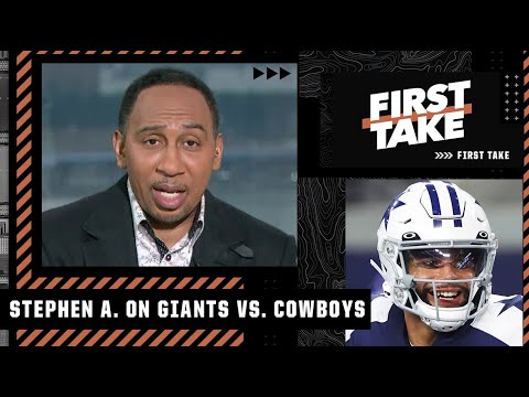 Stephen A. reacts to the Cowboys' win over the Giants: This means nothing to me! | First Take
