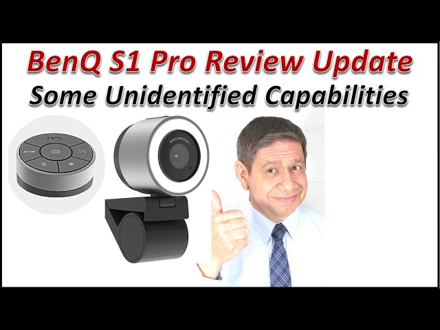 BenQ ideaCam S1 Pro Review Update and Correction