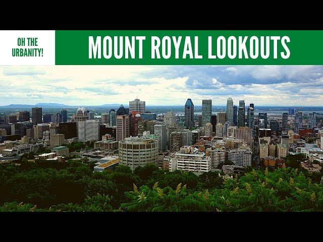 All the Lookout Views on Mount Royal!