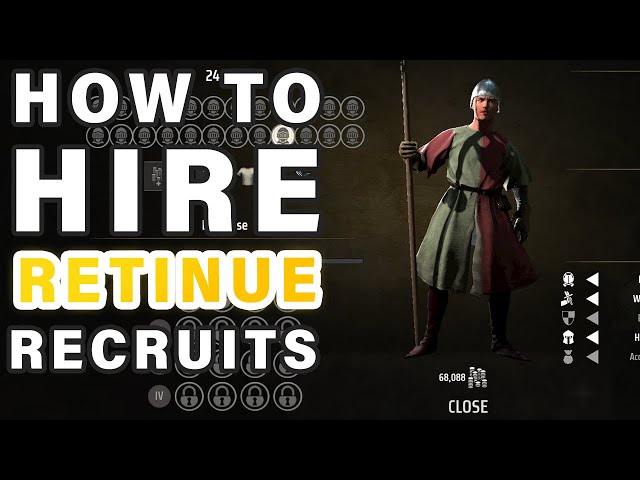 How to Hire Retinue Recruits ► Manor Lords