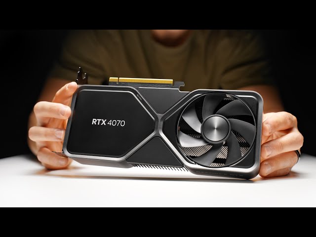 So I tried the new RTX 4070..