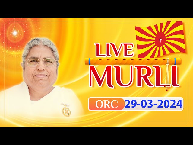 Live Murli 29-03-2024 by BK Asha Didi from Om Shanti Retreat Centre, Delhi-NCR
