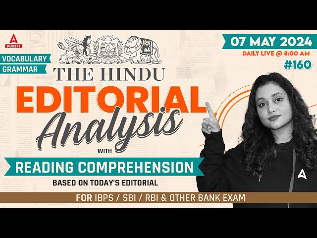 7 May The Hindu Editorial Analysis | The Hindu Vocabulary for Bank, SSC & Other Exams