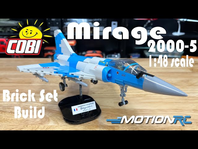 COBI Mirage 2000-5 Aircraft 1:48 Scale Building Block Speed Build Review | Motion RC