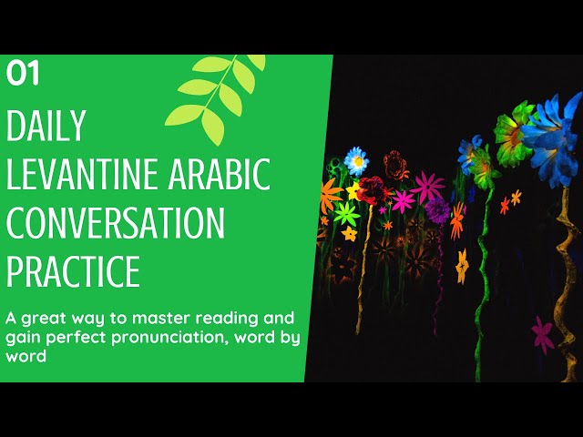Daily Levantine Arabic Conversation Practice - meet and greet step by step