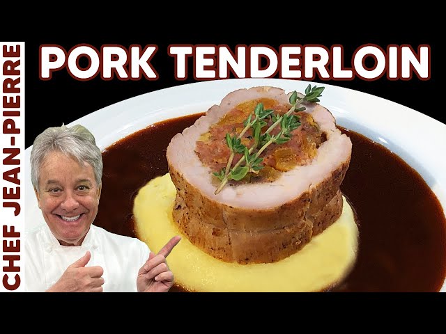 The Best Stuffed Pork Tenderloin | Chef Jean-Pierre