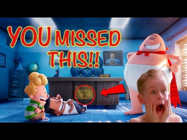 Captain Underpants Easter Eggs & Everything You Missed