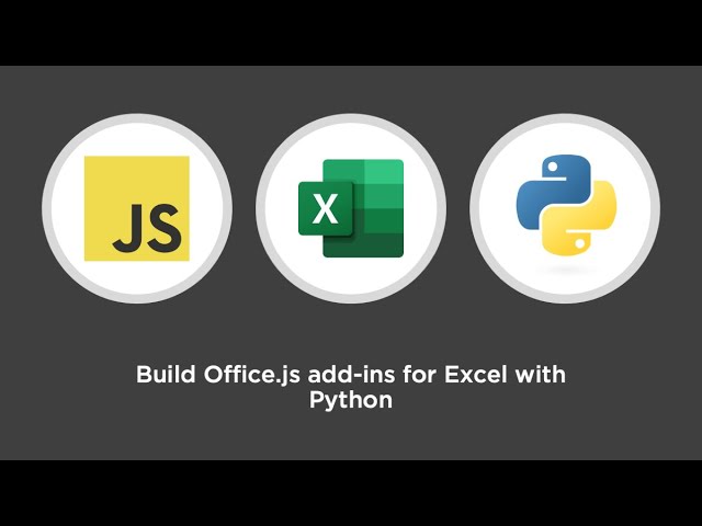 Build Office.js add-ins for Excel with Python