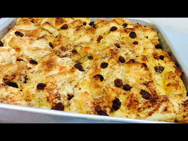 How to Make The Easy & Fluffy Classic Bread Pudding | Easy All-Time Favorite Dessert