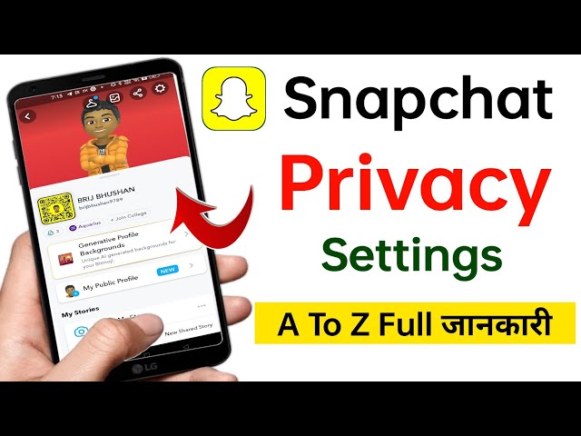 Snapchat Par Privacy Kaise Lagaye | Snapchat Privacy security | Snapchat privacy settings (2024)