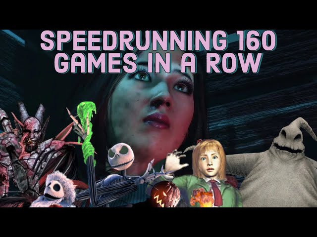 I Started The First of the Longer Games in a Speedrun Marathon With 160 Games in a Row