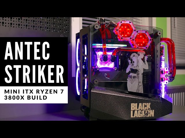 Antec Striker Mini ITX Watercooled PC Timelapse ~ Antec Striker Mini ITX  Ryzen 7 1800x Build