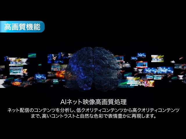 AIネット映像高画質処理_ハイセンス４K液晶テレビU8FGシリーズ【新発売】