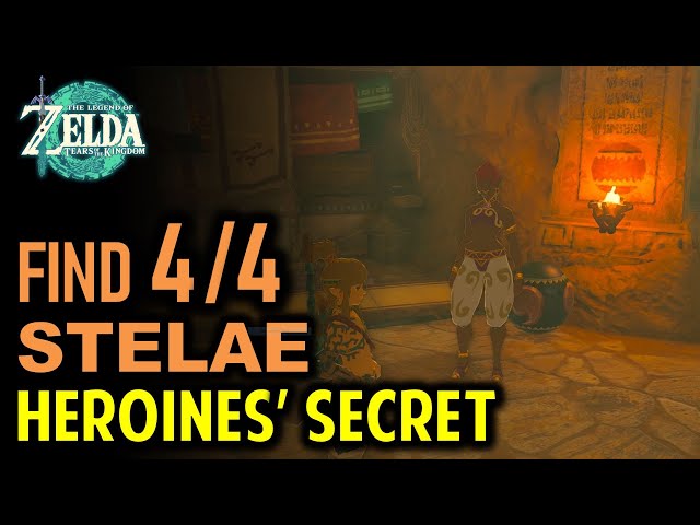 The Heroines' Secret Quest Walkthrough | Find 4 Stelae | Legend of Zelda: Tears of the Kingdom