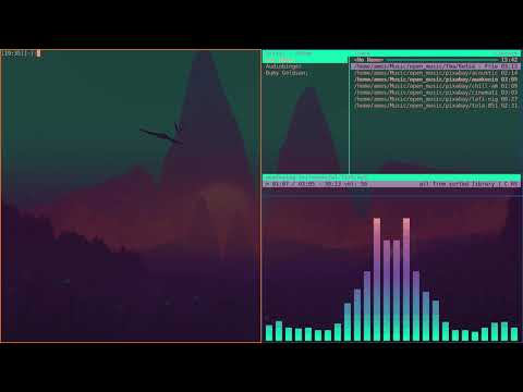 Awesome custom configuration tiling window manager on Linux theme