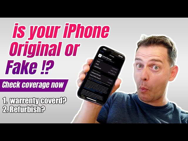 How to know if your iPhone its Original or Fake ?