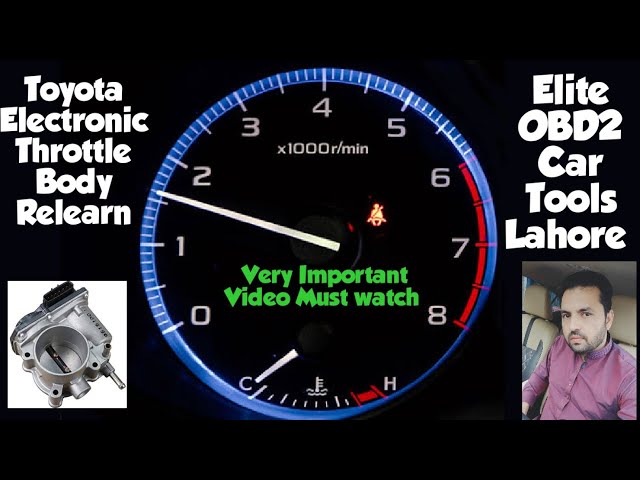 Toyota Electronic Throttle Body Relearn Procedure | SESSION 174 |