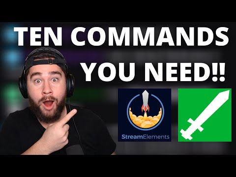 10 StreamElements Chatbot Commands You Need! (Twitch Chatbots Tutorial)