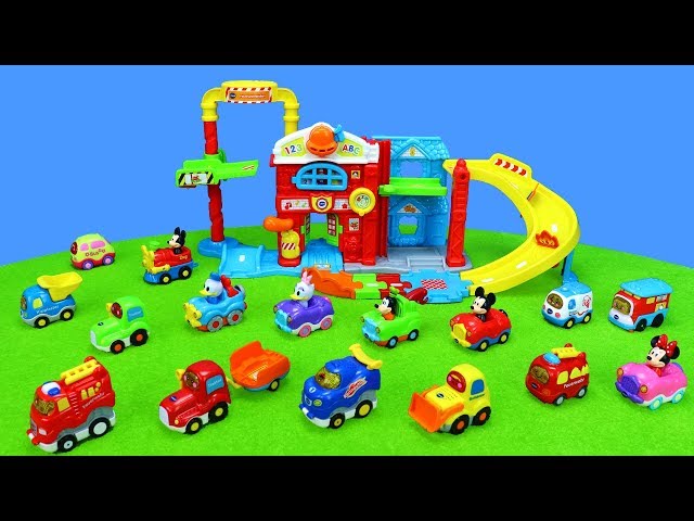 Color Cars & Toys Unboxing for Kids: Trucks, Excavator and TuT TuT Baby Vehicles